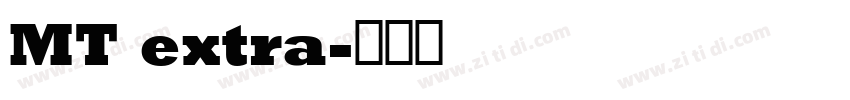 MT extra字体转换